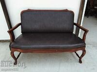 Beautiful vintage solid leather sofa!!!