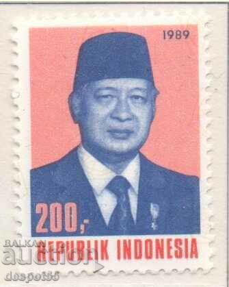 1989. Indonezia. Președintele Suharto.