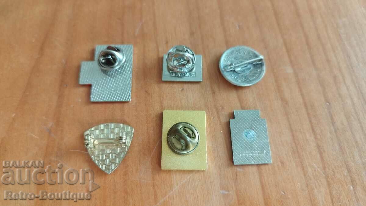 Lot of badges 6 pcs. - 5 Lot of badges 6 pcs. - 5