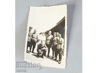 Стара  Военна снимка група войници униформа
