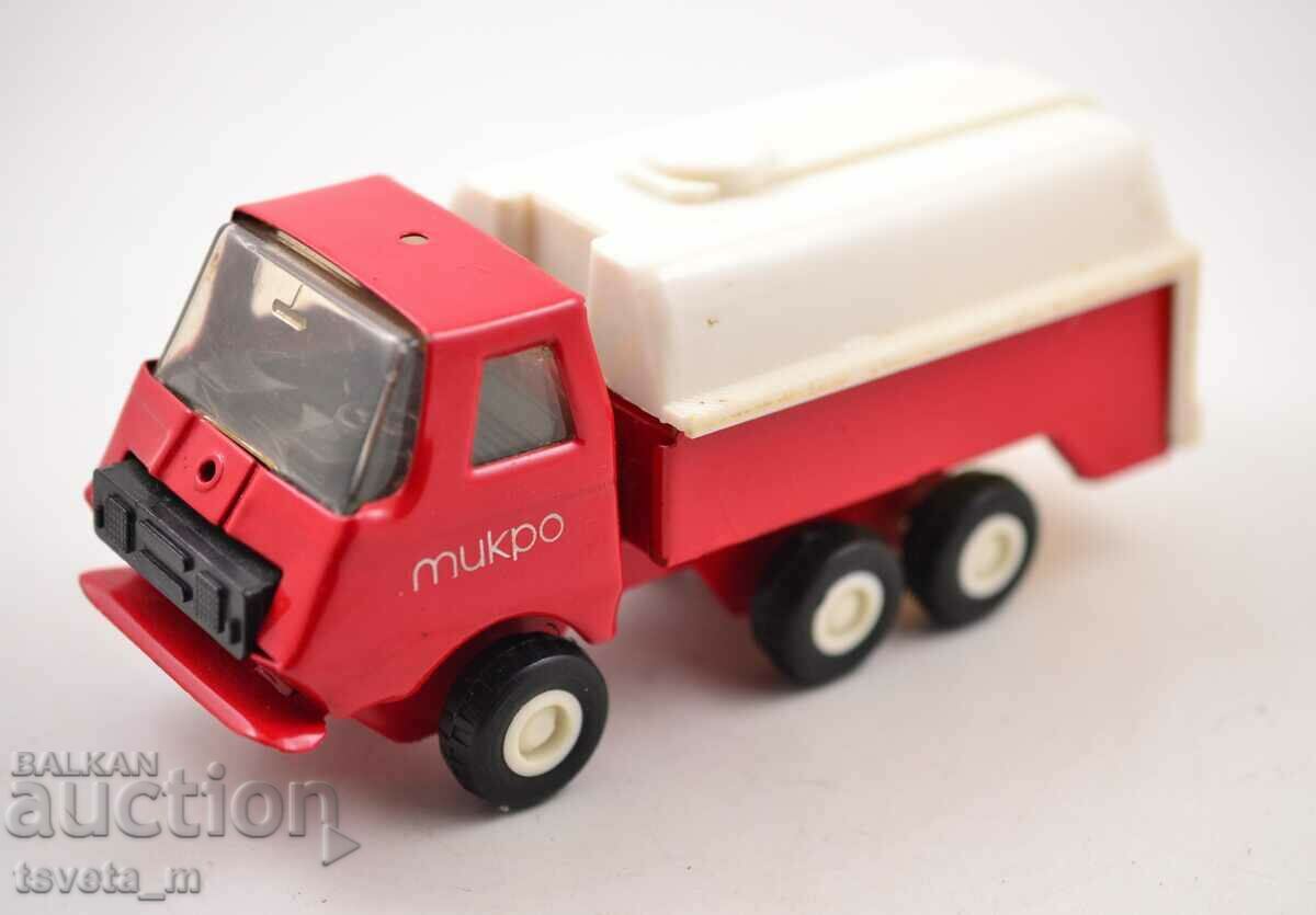 MICRO tank truck, metal and plastic children's toys, social