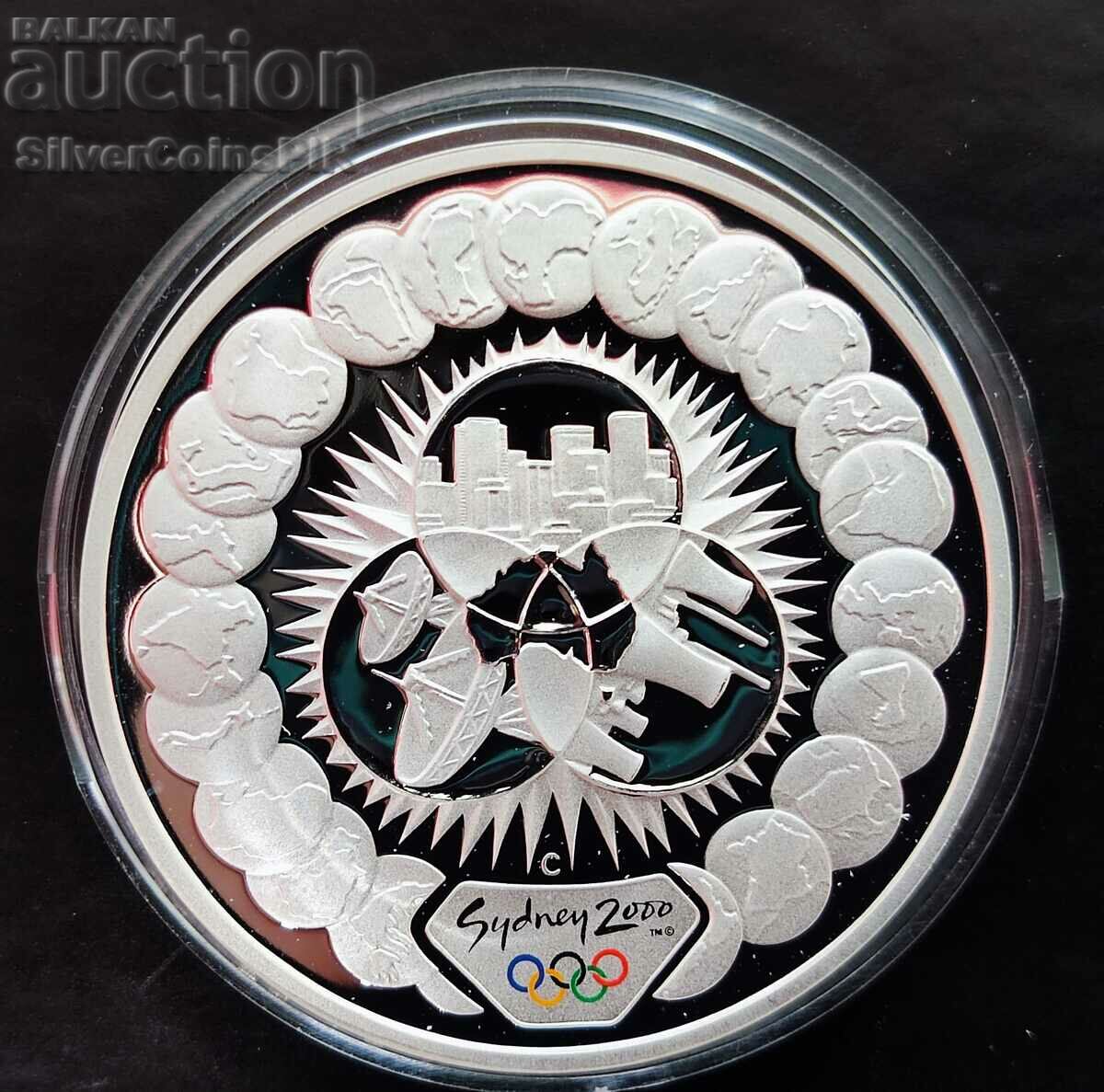 Jocurile Olimpice de argint de 5 dolari Sydney 2000 Australia