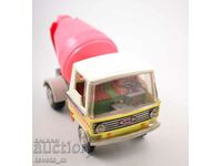 CONCRETE TRUCK truck, metal and plastic children's toys, social