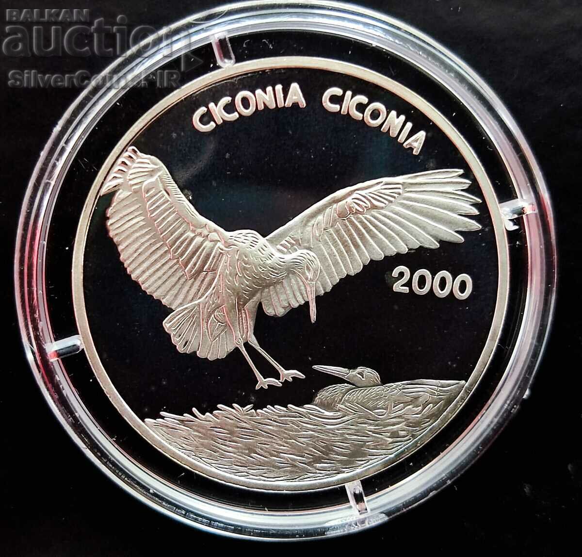 Argint 1000 Franc Barza 2000 Congo