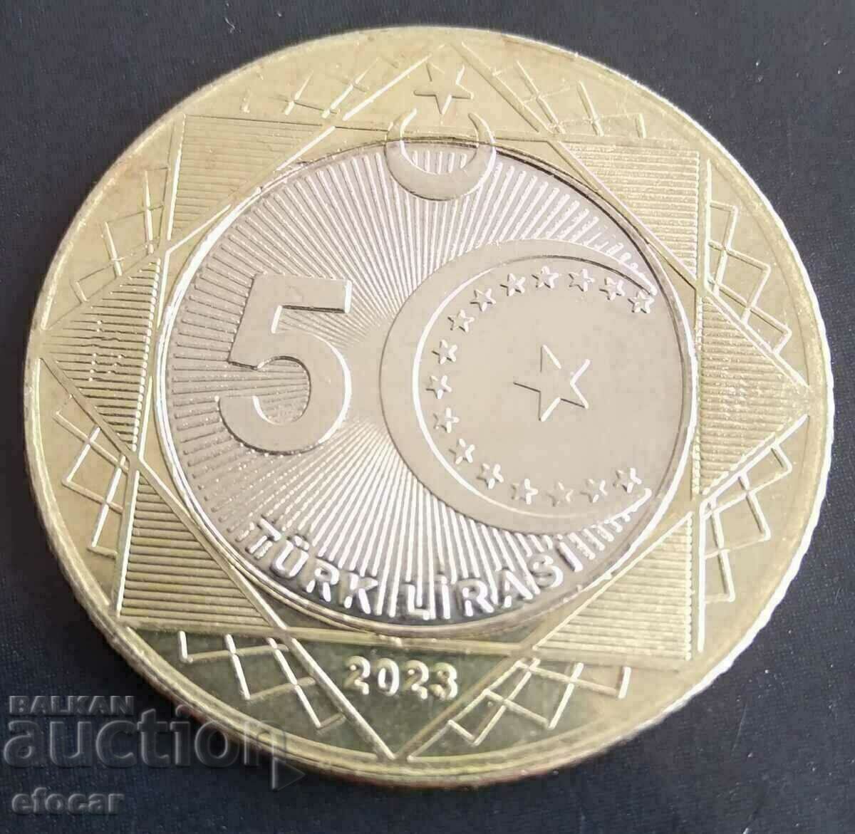 5 lire Republica Turcia 2023