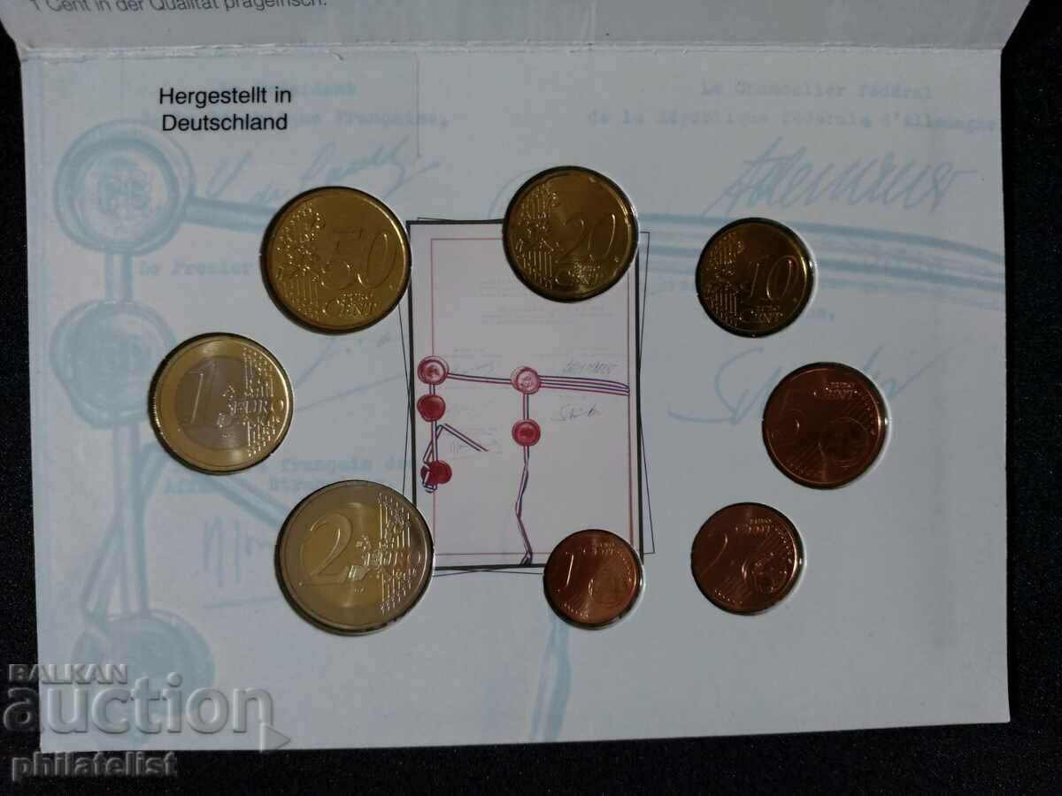 Auction Germany, France - 40 years of the Elysee Treaty Euro set Auction Germany, France - 40 years of the Elysee Treaty Euro set