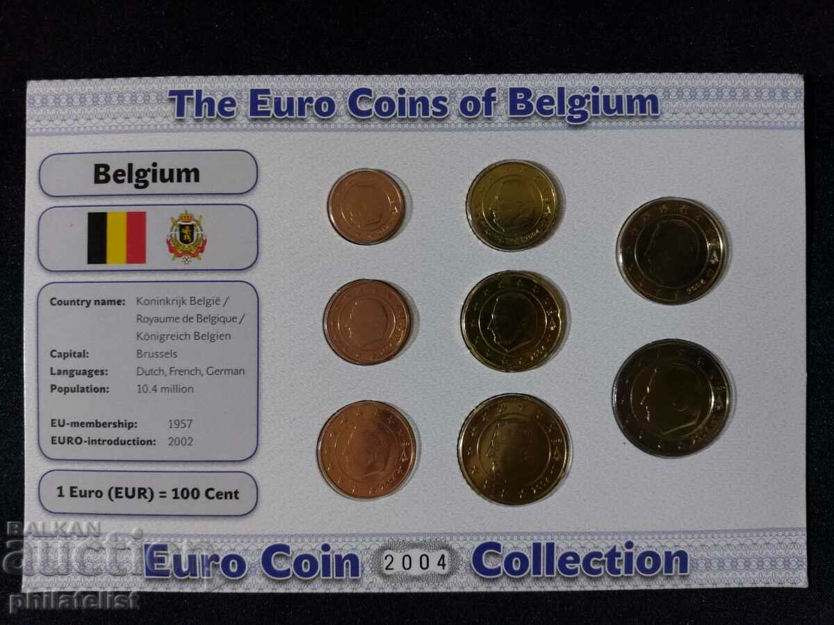 Βέλγιο 2004 - Euro set - ολοκληρωμένη σειρά από 1 σεντ έως 2 ευρώ