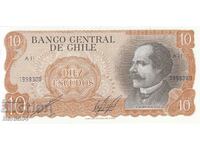 10 escudos 1967, Chile