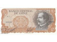 10 escudos 1967, Chile