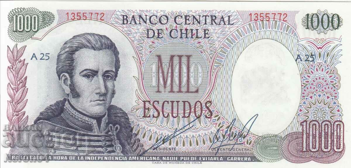1000 ескудо 1967, Чили