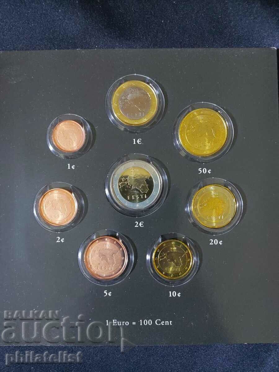 Estonia - Complete set in kroner 1994-2008 and Euro series 2011 with price 44.00 BGN | € 22.50 Estonia - Complete set in kroner 1994-2008 and Euro series 2011 with price 44.00 BGN | € 22.50