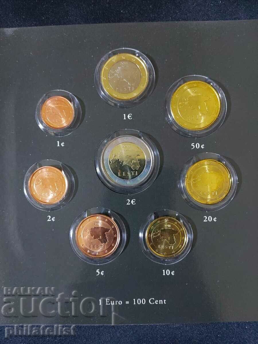 Estonia - Complete set in kroner 1994-2008 and Euro set 2011 with price 44.00 BGN | € 22.50 Estonia - Complete set in kroner 1994-2008 and Euro set 2011 with price 44.00 BGN | € 22.50
