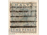 GB/Malta-1885-Regular QV-classic!,stamp