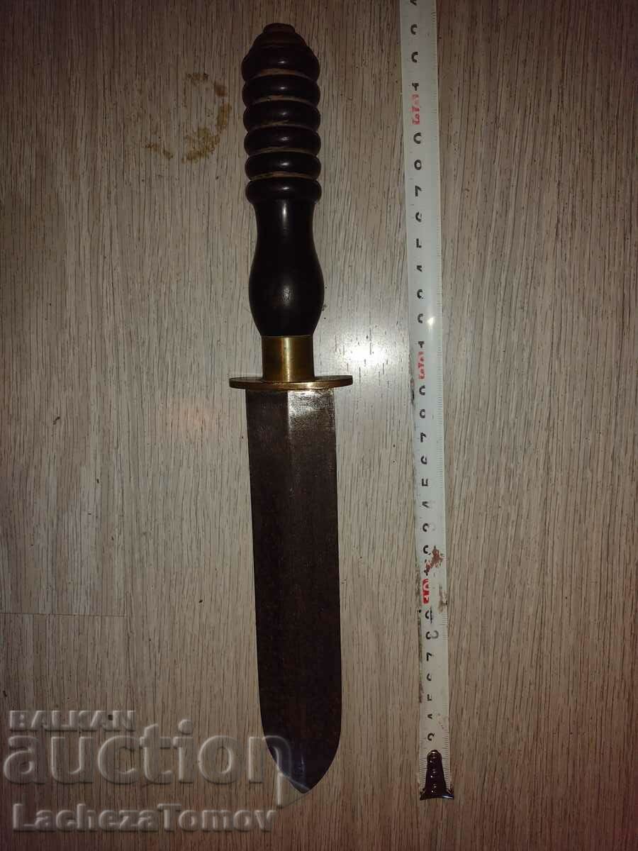 Knife dagger Japan combat quality handle Bakelite forged 1941.