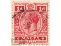 GB/Malta-1914-Regular-KG V, γραμματόσημο