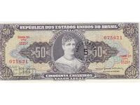 50 cruzeiros 1966 (overprint 5 centavos), Brazil