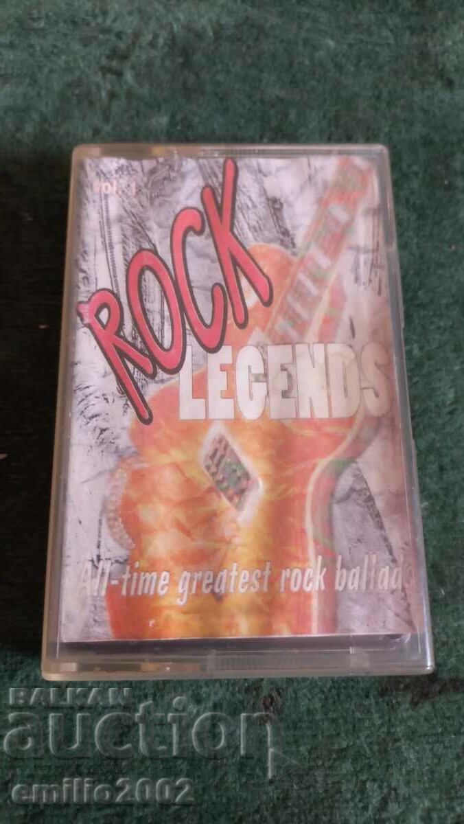 Rock legends audio tape