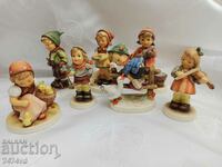 Goebel Hummel porcelain collectible figures - 7 pieces