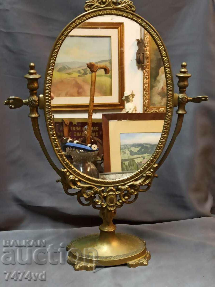 TABLE BAROQUE BRONZE MIRROR