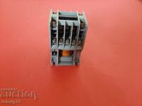 Contactor bulgar K10E, 10A, 500V, Bobina-220V