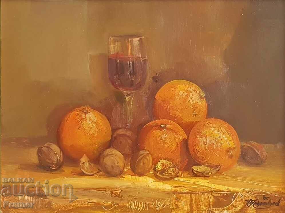 Bozhidar Hadjistoyanov 1945 – 2023 Νεκρή φύση 2005 βούτυρο με τιμή 1400.00 BGN | € 715.81 Bozhidar Hadjistoyanov 1945 – 2023 Νεκρή φύση 2005 βούτυρο με τιμή 1400.00 BGN | € 715.81