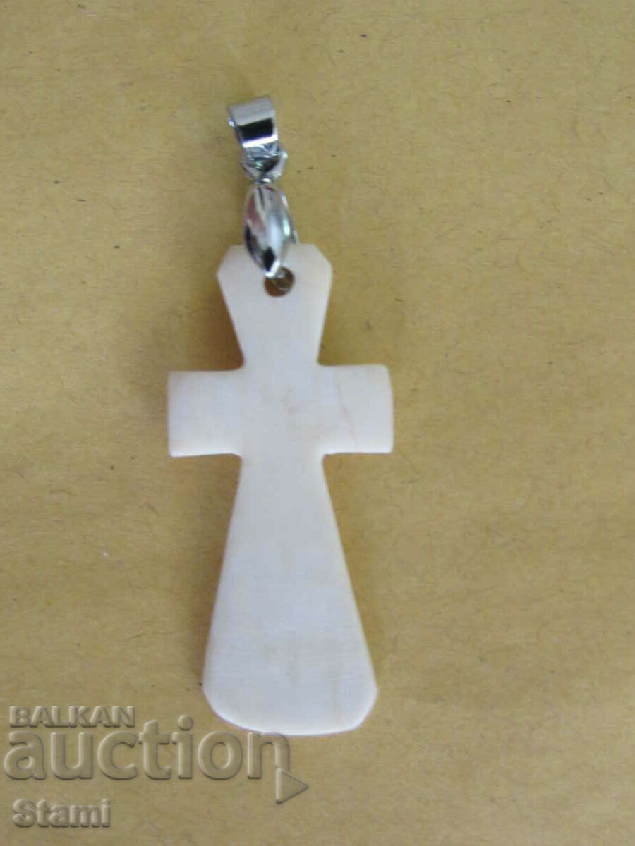 Ivory Cross Necklace, new price