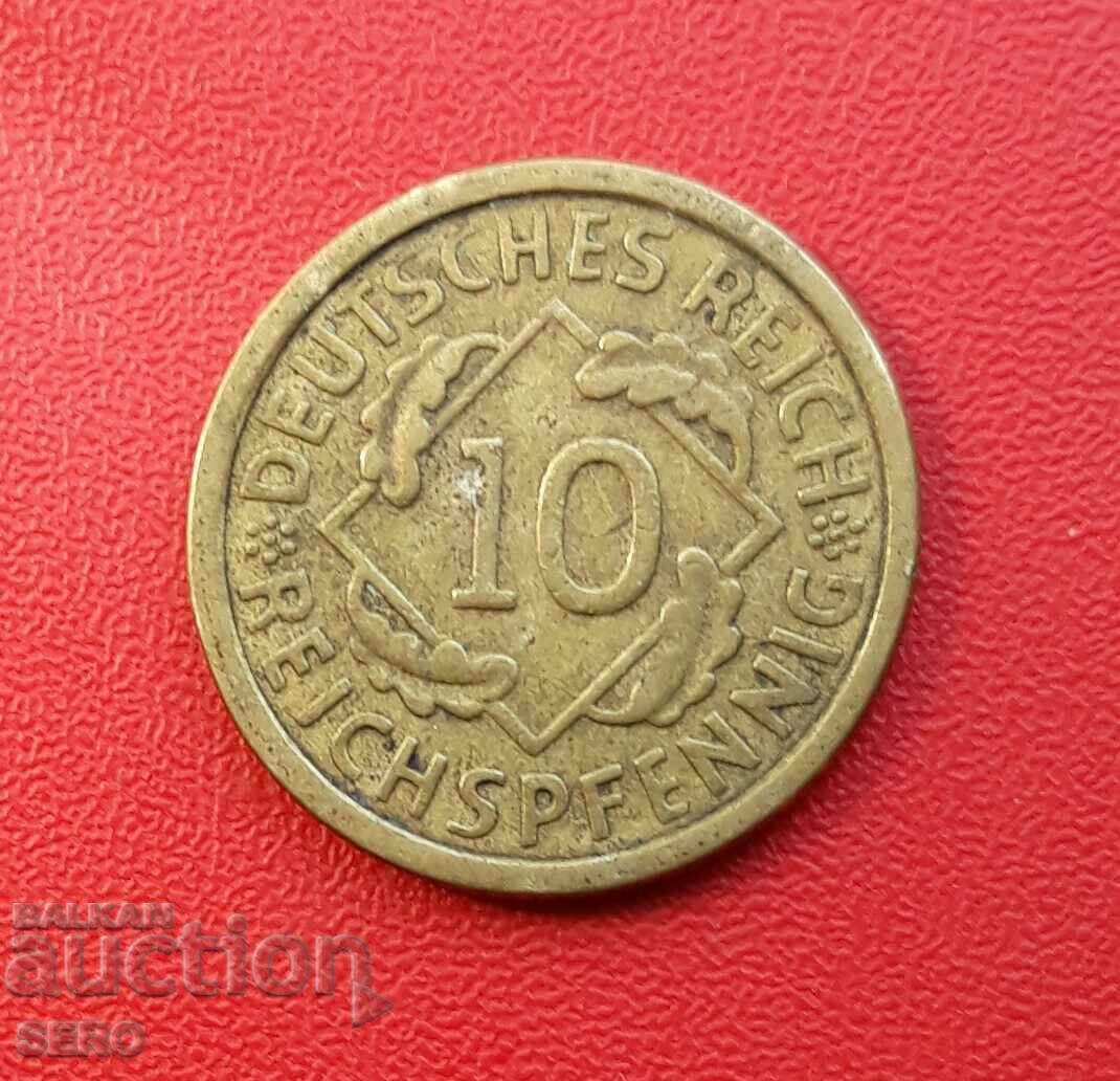 Германия-10 пфенига 1935 D-Мюнхен