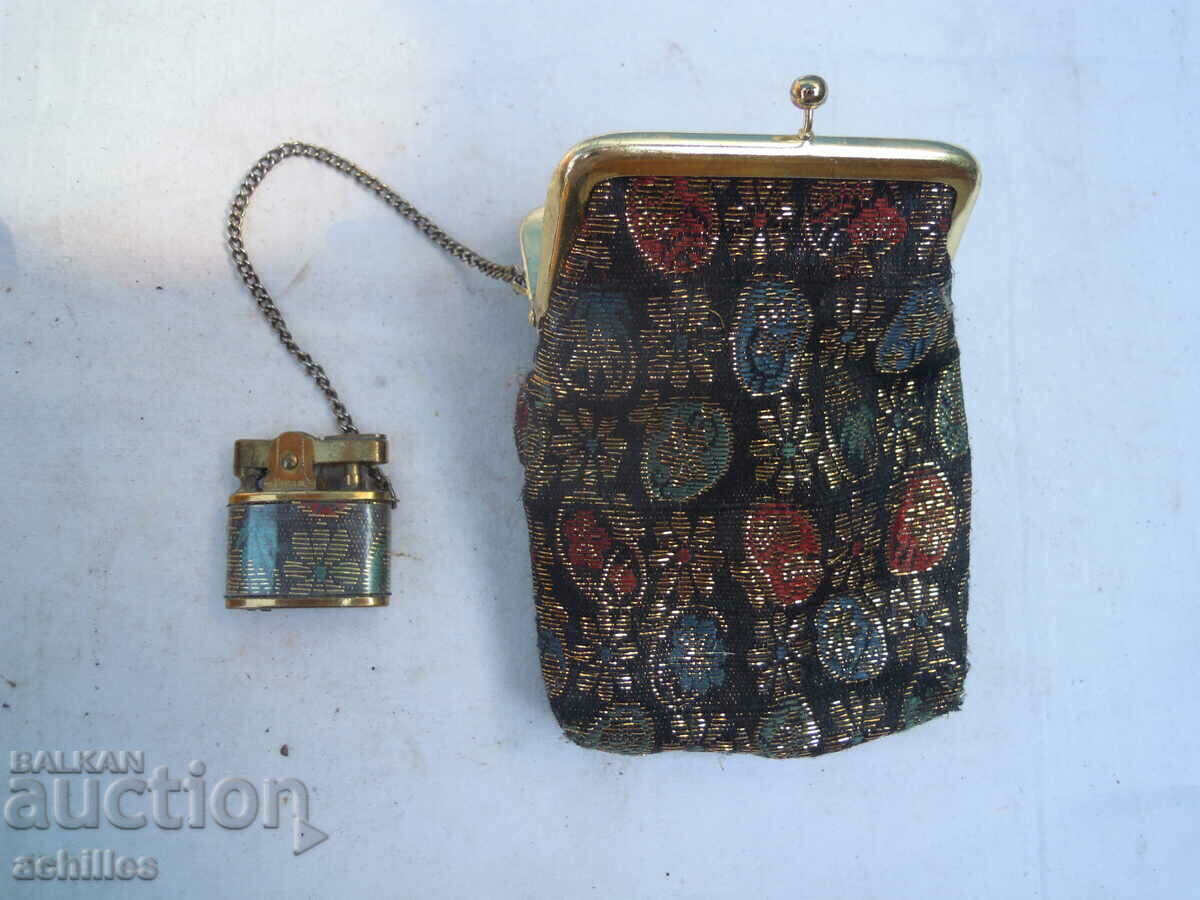 A lighter with a purse
