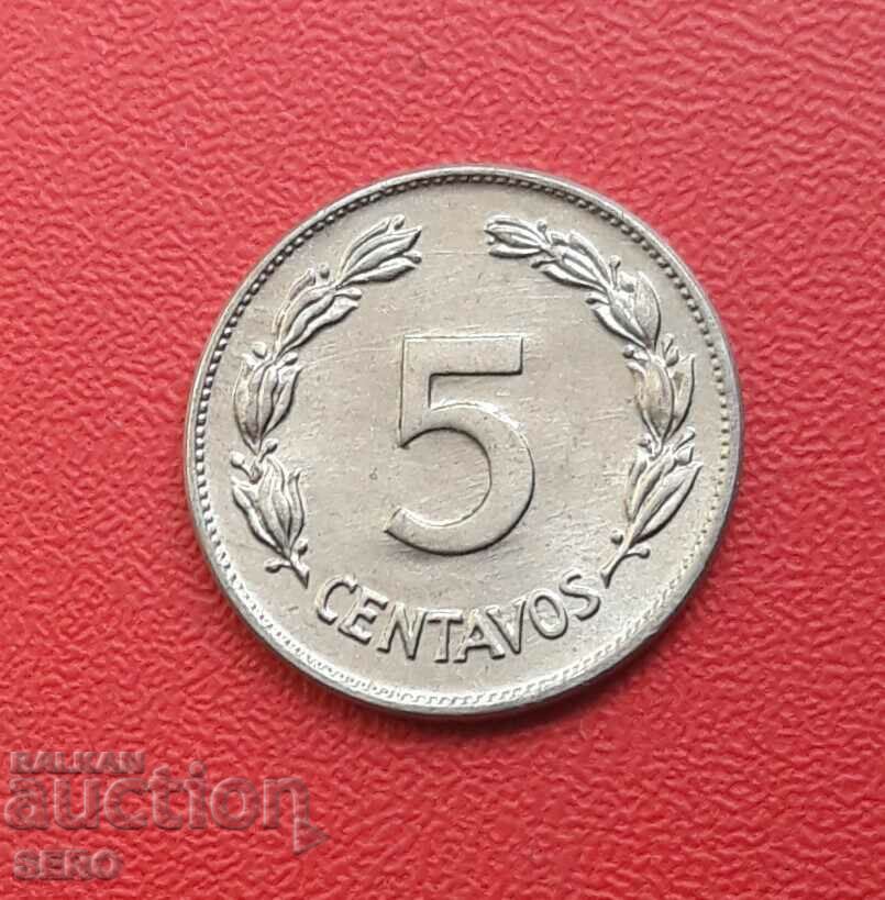 Еквадор-5 центавос 1946-отл.запазена