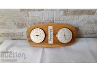 Old German barometer + thermometer and hygrometer - 1960.