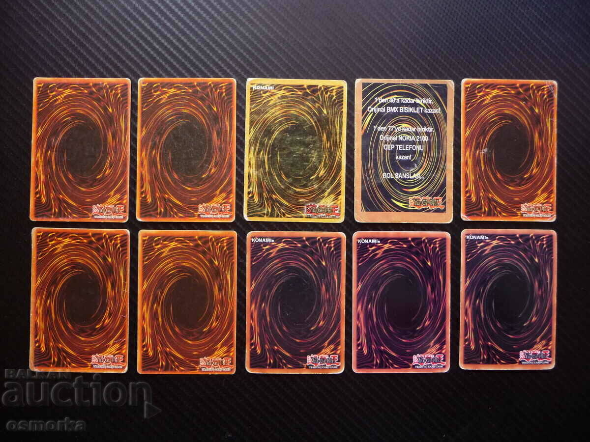 02 Yu Gi Oh playing cards or Yu Gi Oh collection 10 pcs. fans with price 5.00 BGN | € 2.56 02 Yu Gi Oh playing cards or Yu Gi Oh collection 10 pcs. fans with price 5.00 BGN | € 2.56