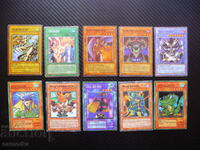 03 Yu Gi Oh playing cards or Yu Gi Oh collection 10 pcs. fans