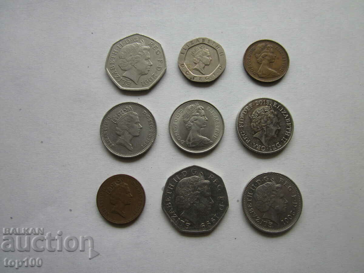 LOT OF ENGLISH BZC COINS !!!
