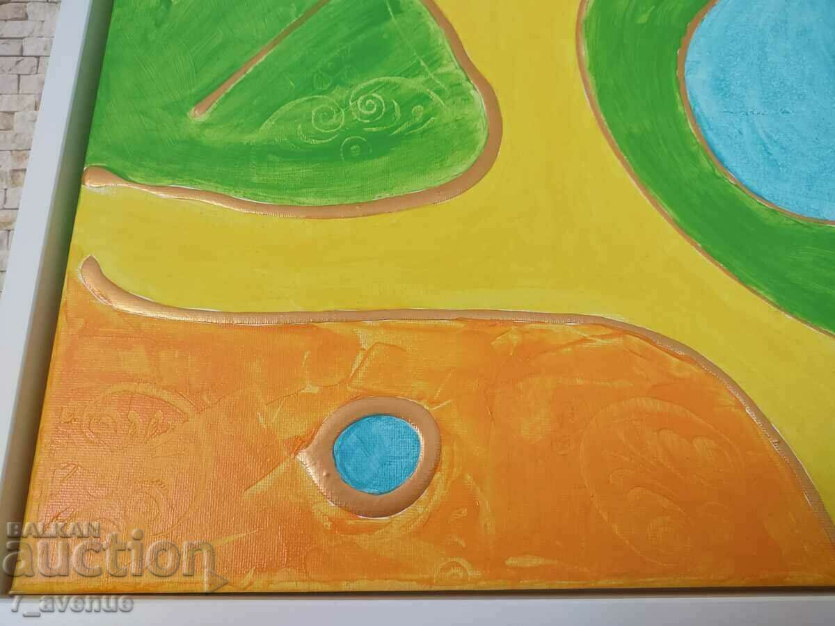 Delivery of Author's painting - acrylic/canvas, 50/40cm, "No Limits" Delivery of Author's painting - acrylic/canvas, 50/40cm, "No Limits"