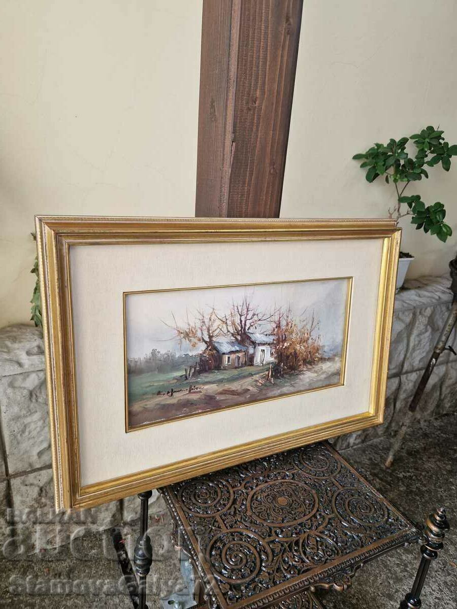 Delivery of Unique antique oil on canvas painting