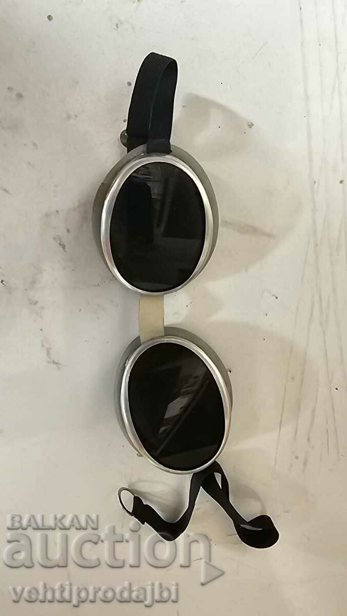 Old motorcycle goggles