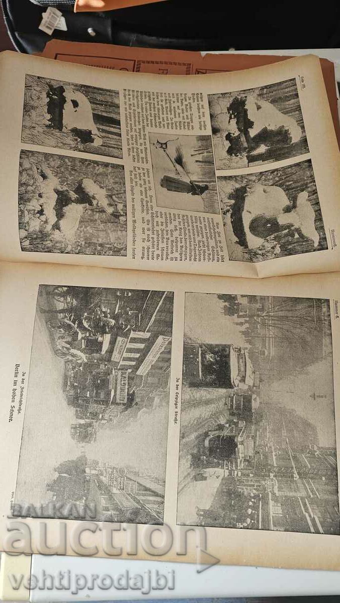 Auction Four issues of German magazines - 1917 Auction Four issues of German magazines - 1917