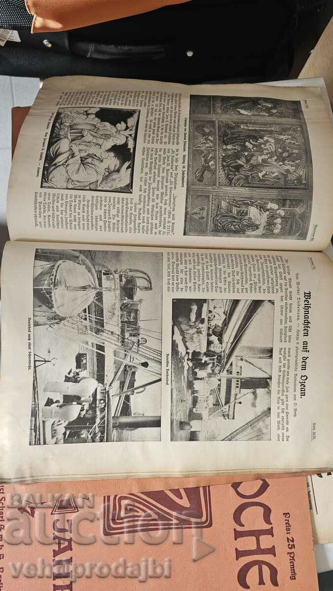Delivery of Four issues of German magazines - 1917 Delivery of Four issues of German magazines - 1917