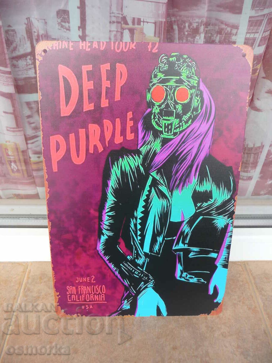 Semn metal muzica rock Deep Purple turneu San Francisco