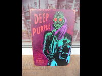 Metal sign music rock Deep Purple tour San Francisco