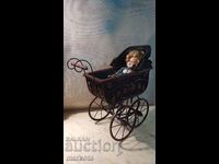 vintage doll carriage