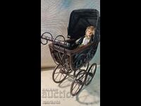 vintage doll carriage