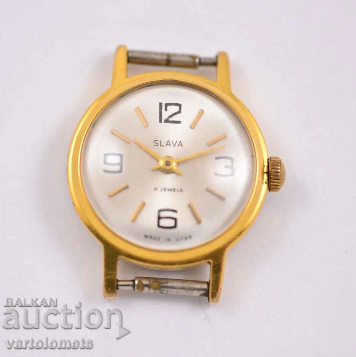 Women's GLORY USSR Gold Plated Watch - Works