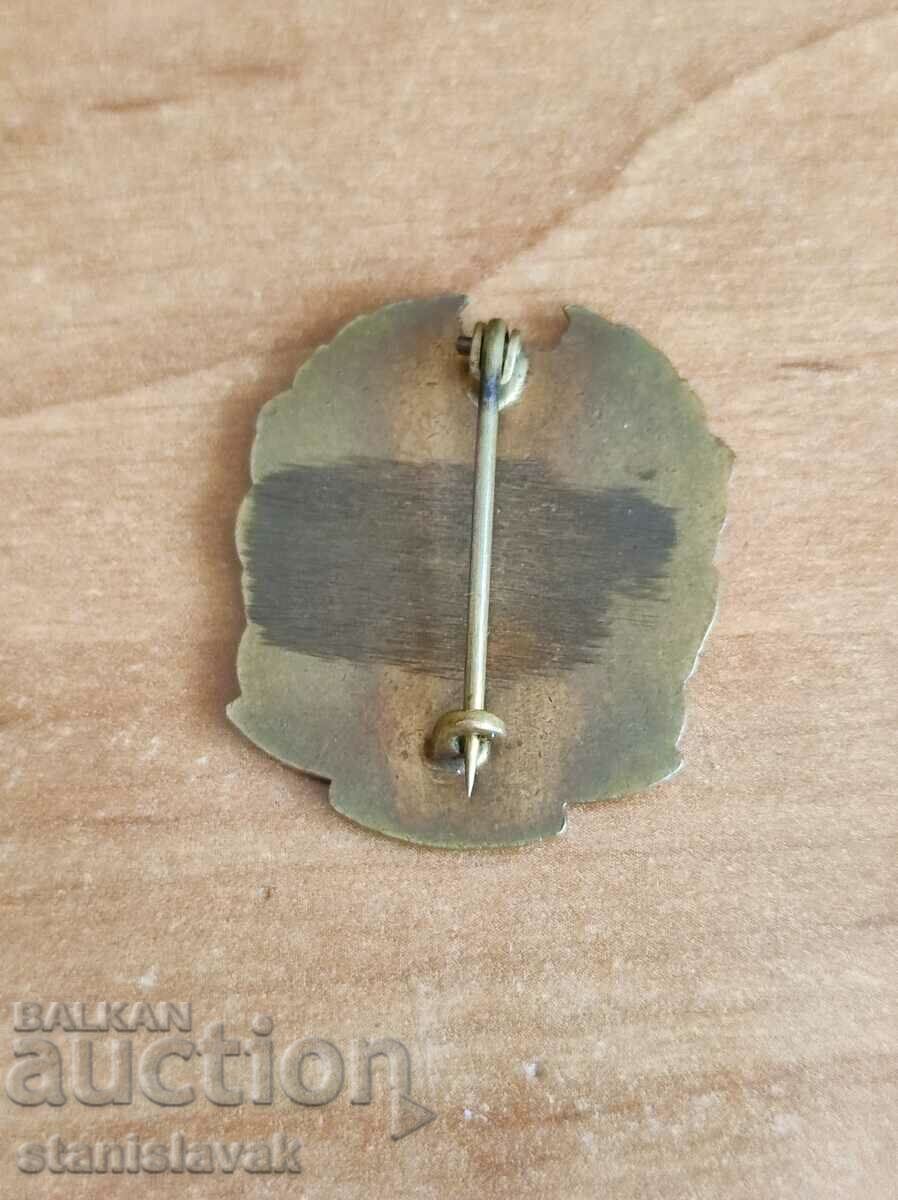 Danube Youth Region Badge, Vidin, 1925 with price 210.00 BGN | € 107.37 Danube Youth Region Badge, Vidin, 1925 with price 210.00 BGN | € 107.37