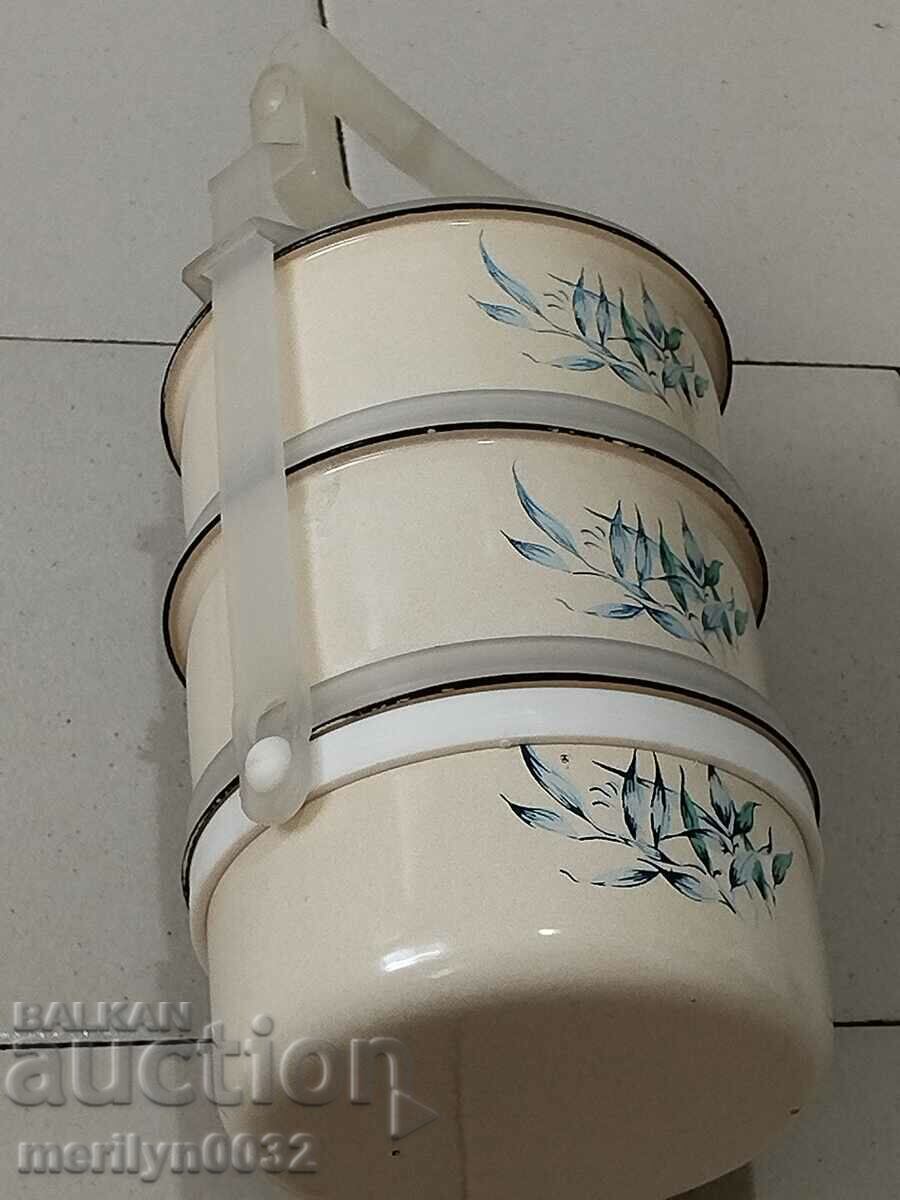Μεταλλικά δοχεία φαγητού 3 τεμάχια σεφερτάσι εμαγιέ ΛΔΒ με τιμή € 31.70 | 62.00 BGN