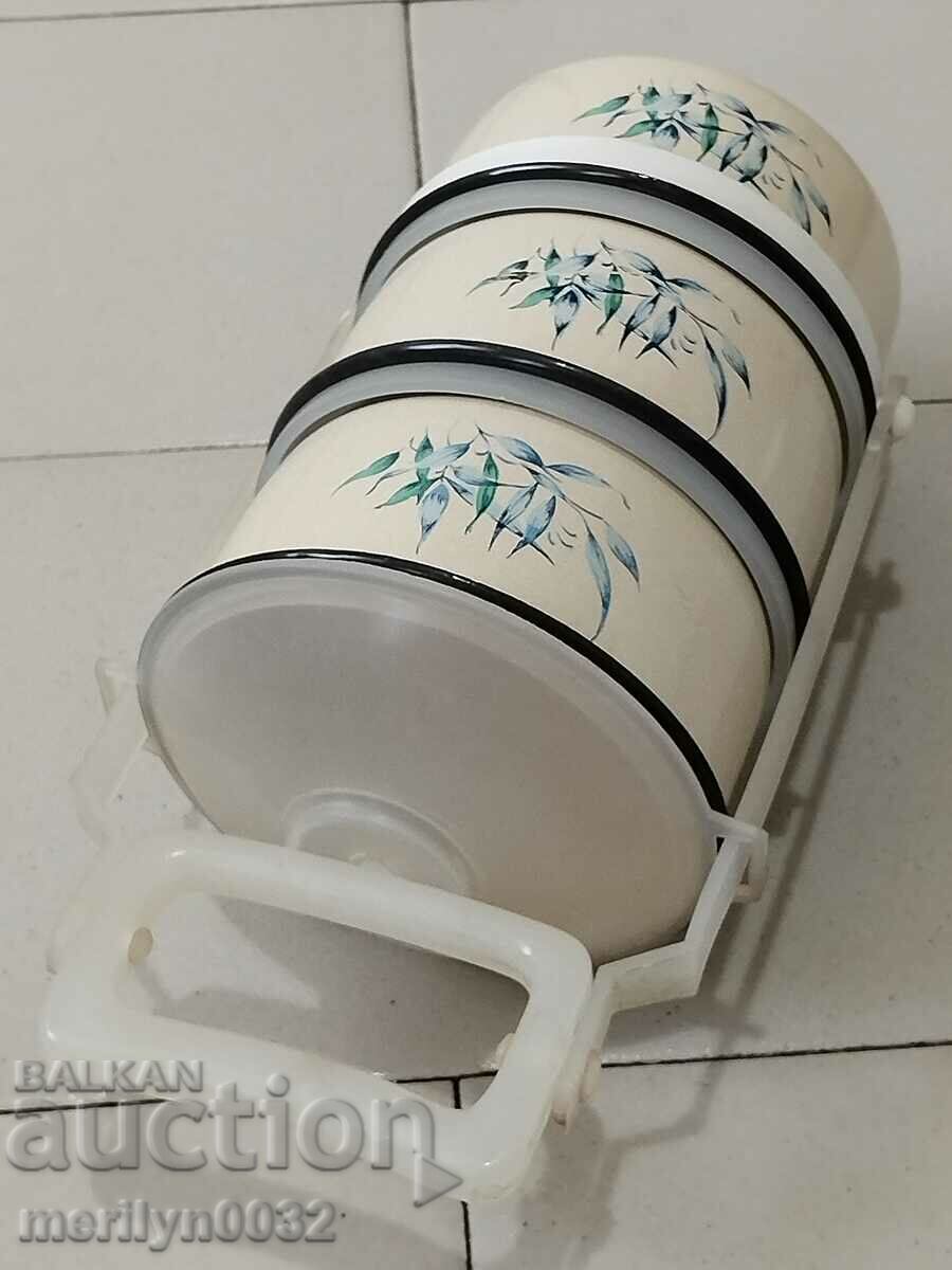 Delivery of Jugs for food 3 pieces seferitas metal vessel enamel NRB Delivery of Jugs for food 3 pieces seferitas metal vessel enamel NRB