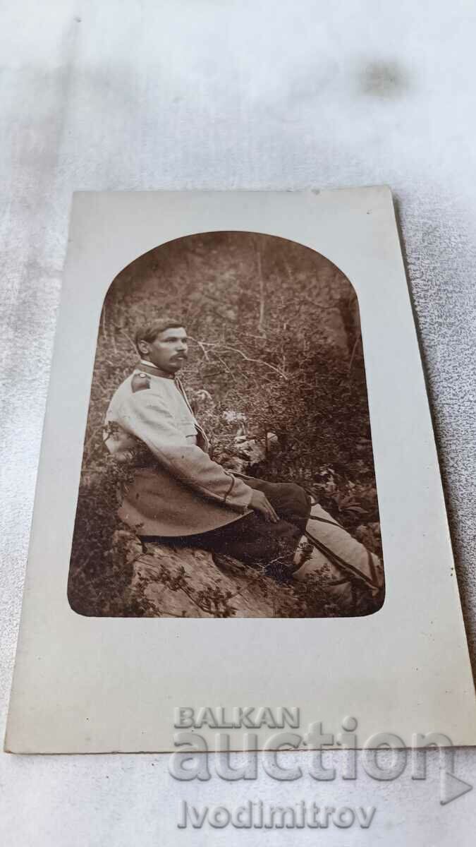 Fotografie Un soldat pe frontul Primului Război Mondial