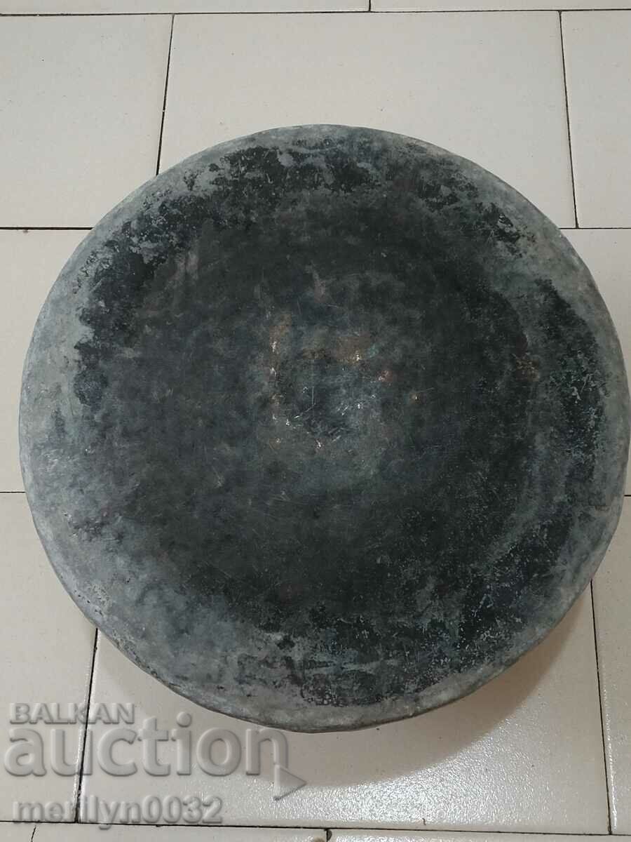 Old cauldron copper pot copper tinned coin - 6 Old cauldron copper pot copper tinned coin - 6