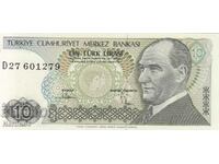 10 Lire 1979, Turcia