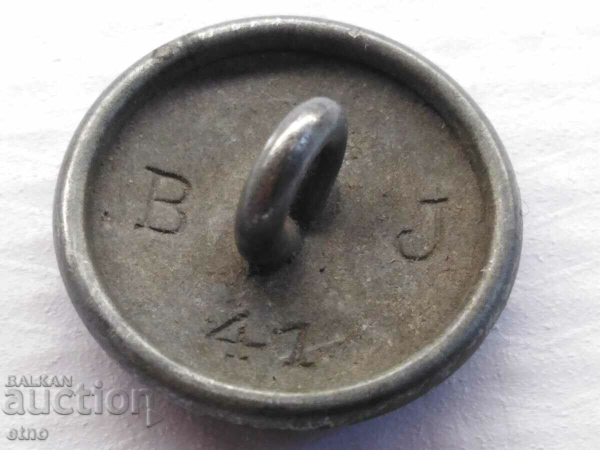 BUTON „BJ 41” VSV, 1941. PENTRU UNIFORMĂ GERMANĂ, 19 mm.